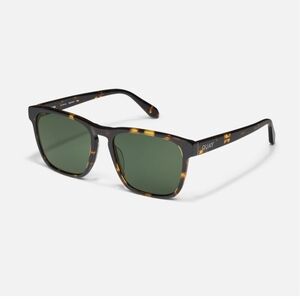 Quay Unplugged Unisex Sunglasses Square Tortoiseshell